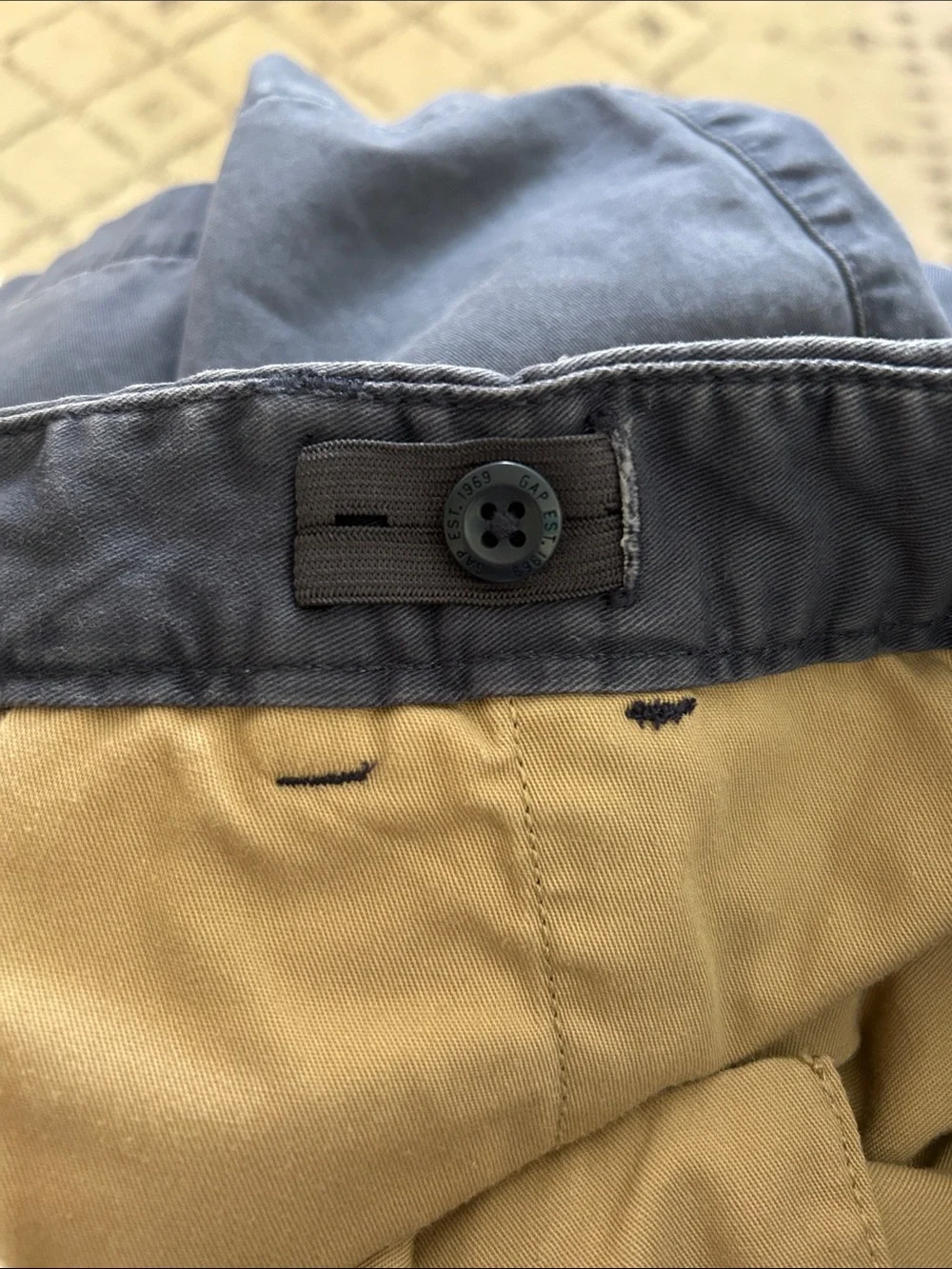 GAP KIDS Boys’ Dark Blue Cotton Chino Shorts
